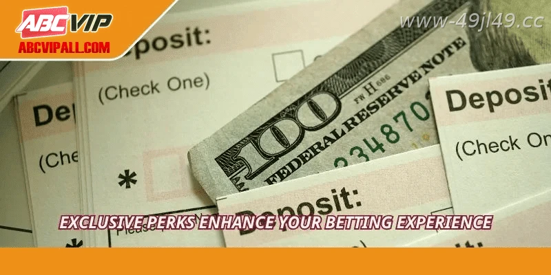 Special platform benefits available after depositing