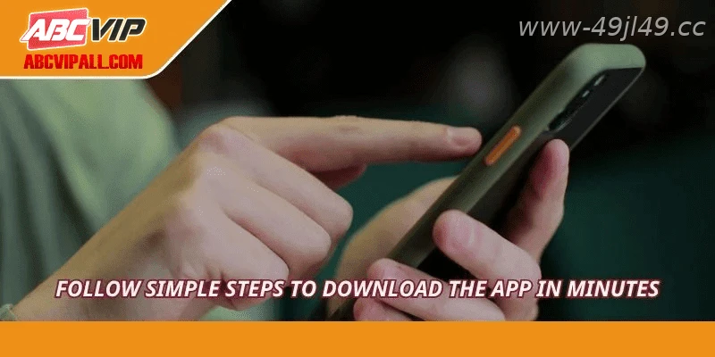 Simple step-by-step guide for downloading the app