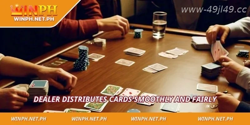 How professional dealers manage cards correctly