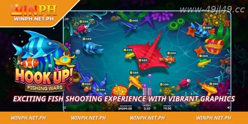 Explore an exciting underwater fish shooting arena