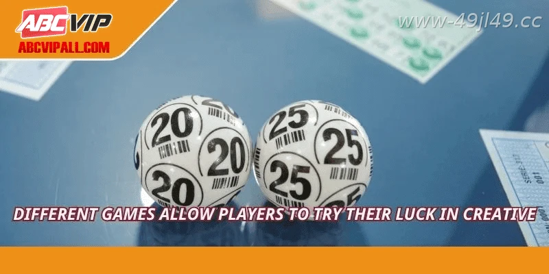 Different lottery formats available at 49JILI